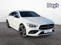 Used Mercedes CLA250e Shooting Brake AMG line 2022 White Estate