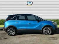 Used Vauxhall Crossland X Elite 130 HP (95 kW) 2018 Persian blue with contrast roof SUV