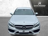 Used Mercedes C220 AMG line 170 HP (125 kW) 2017 Silver Coupe