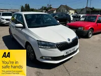 Used Skoda Fabia SE Drive 95 HP (69 kW) 2021 White Hatchback