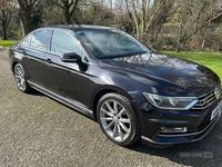Used VW Passat R-line 190 HP (139 kW) 2016 Black Sedan