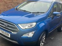 Usado Ford Ecosport Titanium 125 HP (91 kW) 2018 Azul SUV