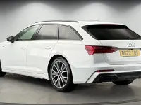 Used Audi A6 Black Edition 204 HP (150 kW) 2021 Glacier white metallic/glacier white metallic Estate