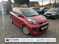 Used Kia Picanto 84 HP (61 kW) 2016 Red Hatchback