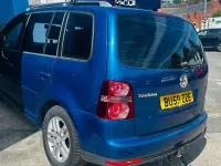 Used VW Touran SE 105 HP (77 kW) 2009 Blue MPV