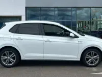 Used VW Polo R-line 95 HP (69 kW) 2018 White Hatchback