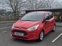 Used Ford B-MAX Zetec 90 HP (66 kW) 2013 Red MPV