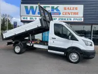 Used Ford Transit S 130 HP (95 kW) 2021 White Cabriolet