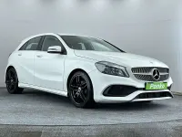 Used Mercedes A180 AMG line 109 HP (80 kW) 2016 White Hatchback