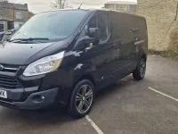 Used Ford Transit Custom Limited 130 HP (95 kW) 2017 Black Van
