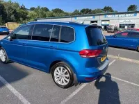 Used VW Touran SEL 150 HP (110 kW) 2018 Blue MPV