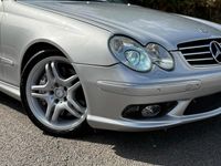 Used Mercedes CLK55 AMG 2004 Silver Cabriolet