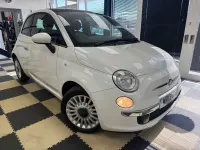 Used Fiat 500 Lounge 69 HP (50 kW) 2013 White Hatchback