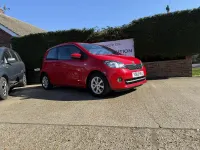 Used Skoda Citigo SE L 75 HP (55 kW) 2015 Red Hatchback