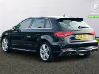 Begagnad Audi A3 S-Line 2019 Svart Sedan