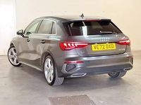 Usado Audi A3 S-Line 110 HP (80 kW) 2023 Cinzento Sedan