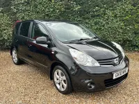 Used Nissan Note N-TEC 88 HP (64 kW) 2010 Black Hatchback
