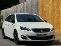 Used Peugeot 308 GT-line 150 HP (110 kW) 2016 White Estate