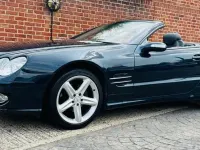 Käytetty Mercedes SL350 245 HP (180 kW) 2005 Musta Avoauto