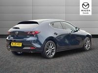 Begagnad Mazda 3 Exclusive-Line 2025 Blå Halvkombi