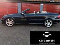 Begagnad Mercedes CLK200 2009 Blå Cab