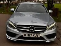 Usado Mercedes C220 AMG line 170 HP (125 kW) 2017 Prateado Sedan