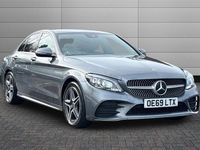 Used Mercedes C200 AMG line 160 HP (117 kW) 2019 Selenite grey Sedan