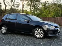 Used VW Golf VII SE 105 HP (77 kW) 2014 Black Hatchback