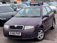 Used Skoda Fabia Elegance 75 HP (55 kW) 2006 Mauve/purple Hatchback