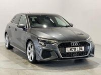 Used Audi A3 Sportback S-Line 150 HP (110 kW) 2020 Grey Hatchback