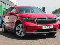 Used Skoda Enyaq iV ecoSuite 131 kW (179 HP) 2022 Velvet red metallic SUV