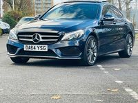 Used Mercedes C250 AMG Line Premium Plus 2014 Blue Sedan