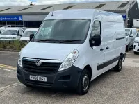 Used Vauxhall Movano 110 HP (80 kW) 2018 White MPV