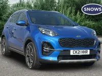 Used Kia Sportage GT-Line 180 HP (132 kW) 2021 Blue SUV