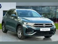 Used VW T-Roc R-line 150 HP (110 kW) 2024 Petrol blue metallic SUV