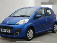 Begagnad Peugeot 107 Active 68 HK (50 kW) 2014 Blå Halvkombi