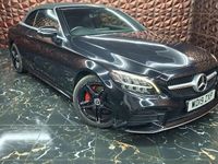 Used Mercedes C200 AMG line 184 HP (135 kW) 2019 Black Cabriolet