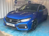 Used Honda Civic EX 126 HP (92 kW) 2019 Blue Hatchback