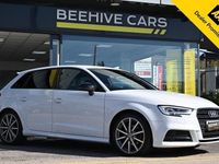 Used Audi A3 Sportback Black Edition 150 HP (110 kW) 2018 White Hatchback