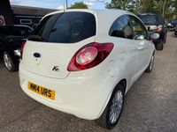 Used Ford Ka Zetec 69 HP (50 kW) 2014 White Hatchback