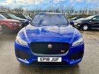 Used Jaguar F-Pace Supercharged 380 HP (279 kW) 2018 Blue SUV