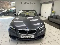 Used BMW 218 Sport Line 136 HP (100 kW) 2018 Grey Cabriolet