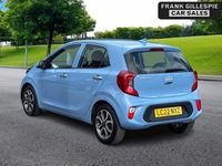 Used Kia Picanto 2022 Blue Hatchback