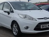 Used Ford Fiesta Zetec 96 HP (70 kW) 2012 White Hatchback