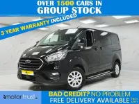Begagnad Ford Transit Custom Limited 170 HK (125 kW) 2021 Svart Van