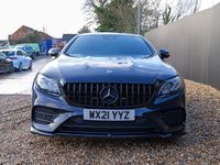 Used Mercedes E400 AMG Line Premium Plus 325 HP (239 kW) 2021 Black Coupe