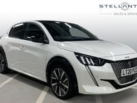 Used Peugeot e-208 GT-line 100 kW (137 HP) 2020 White Hatchback