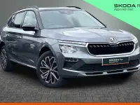 Used Skoda Kamiq Design Edition 115 HP (84 kW) 2025 Graphite grey metallic black magic pearl effect SUV