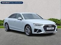 Used Audi A4 S-Line 150 HP (110 kW) 2022 White Sedan