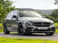 Used Mercedes C200 AMG line 2020 Grey Estate